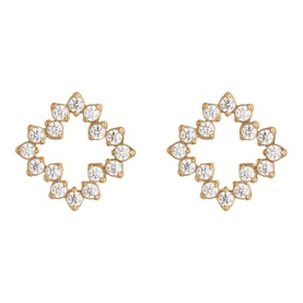 Cluster Clover Studs