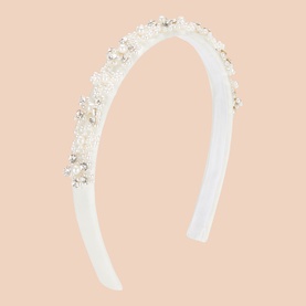 Pearl & Diamant&eacute; Embellished Headband