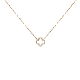 Cluster Clover Necklace