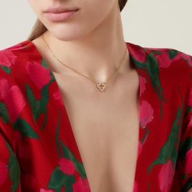 Cluster Clover Necklace