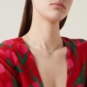 Cluster Clover Necklace