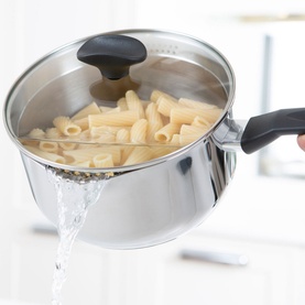 Three-Piece Cook & Strain Saucepan Set