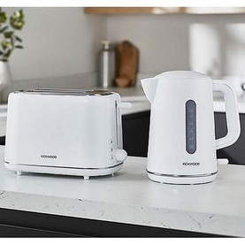 Abbey Lux White 2 Slot Toaster