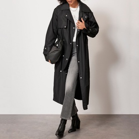 Waxed Trench Coat
