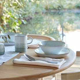 Kiln Green Set of 4 Dinner Plates