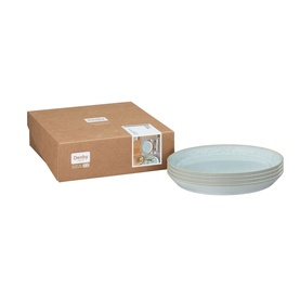 Kiln Green Set of 4 Medium Plates