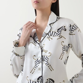 Lila Zebedee Silk Pyjama Set