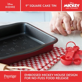 Prestige X Disney Bake with Mickey Square Cake Tin 9"