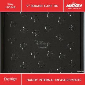 Prestige X Disney Bake with Mickey Square Cake Tin 9"