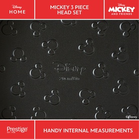 Prestige X Disney Bake with Mickey Head Three Piece Set