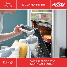 Prestige X Disney Bake with Mickey 12 Cup Muffin Tin