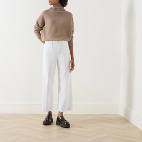 Anessa Cropped Wide-Leg Jeans