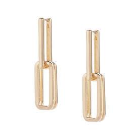 Gold-Tone Link Earrings