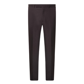 Mid-Rise Linen-Wool Suit Trousers