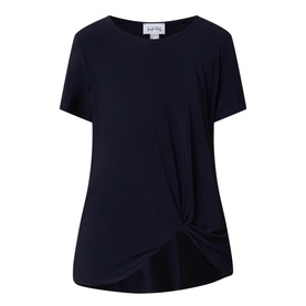 Gathered Asymmetric T-Shirt