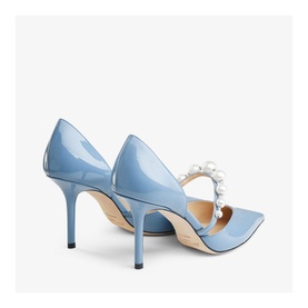 Aurelie 85 Pearl-Embellished Patent Leather Pumps