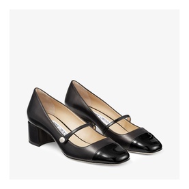 Elisa 45 Pearl-Embellished Block Heels