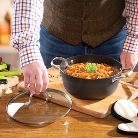 Lightweight Cast Iron Casserole 24cm