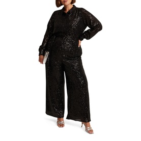 Alessandra Sequin Embellished Jumpsuit