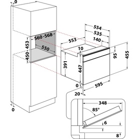 Built-in 45cm Microwave
