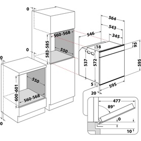 Built-In Electric Oven with Self-Cleaning
