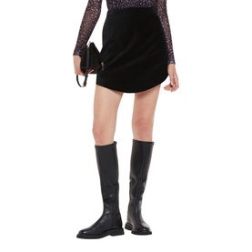 Velvet Mini Skirt