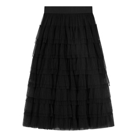 Tulle Midi Skirt