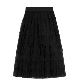 Tulle Midi Skirt