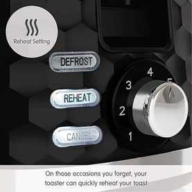 Morphy Richards Hive 2 Slice Toaster Black