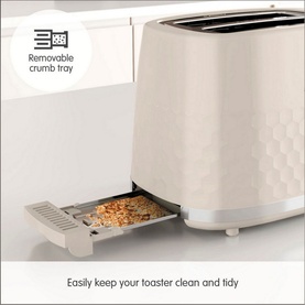 Morphy Richards Hive 2 Slice Toaster Cream