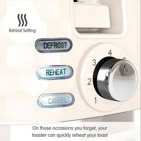 Morphy Richards Hive 2 Slice Toaster Cream