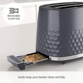 Morphy Richards Hive 2 Slice Toaster Grey