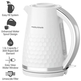 Hive Jug kettle 1.5 white