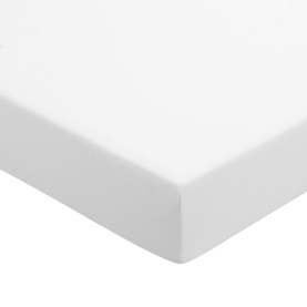 180 Thread Count Fitted Sheet 4 Foot White