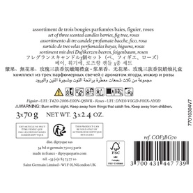 Set of Three Small Candles