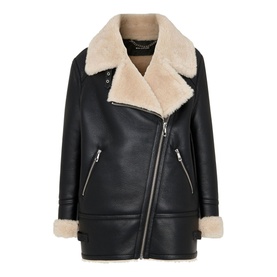 Faux Fur Aviator Jacket
