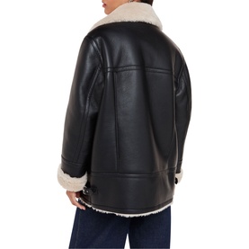 Faux Fur Aviator Jacket