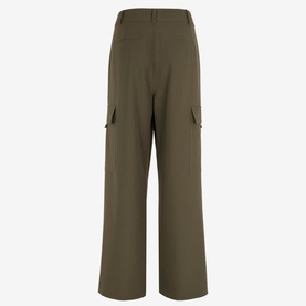 Straight-Leg Tailored Cargo Trousers