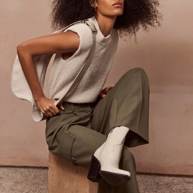 Straight-Leg Tailored Cargo Trousers