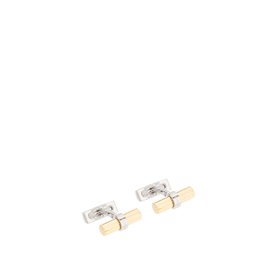 Cylindrical Logo Cufflinks