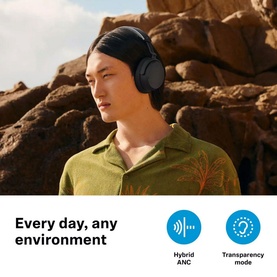 Accentum Black ANC Headphones