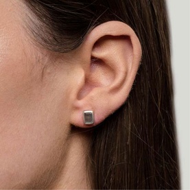 Manhattan Labradorite Stud Earrings