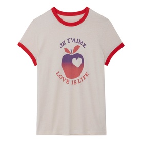 Love Is Life Graphic Print T-Shirt