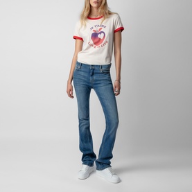 Love Is Life Graphic Print T-Shirt