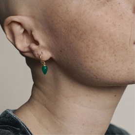 Relic Droplet Turquoise Earrings