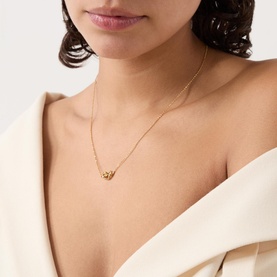 Loves Me Knot Mini Pendant Necklace