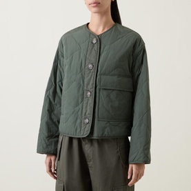 Umberta Cropped Quilted Jacket