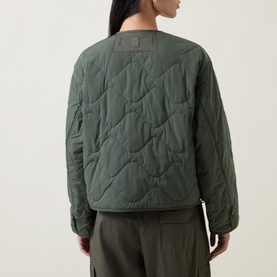 Umberta Cropped Quilted Jacket
