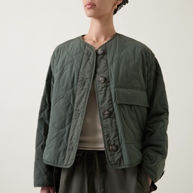 Umberta Cropped Quilted Jacket