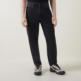 Newel Mid Rise Relaxed Tapered Fit Jeans